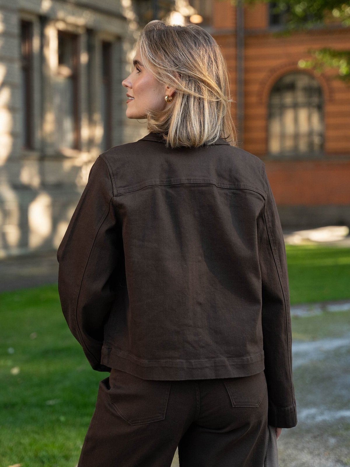 Vila Chia New Long Sleeve Jacket Demitasse