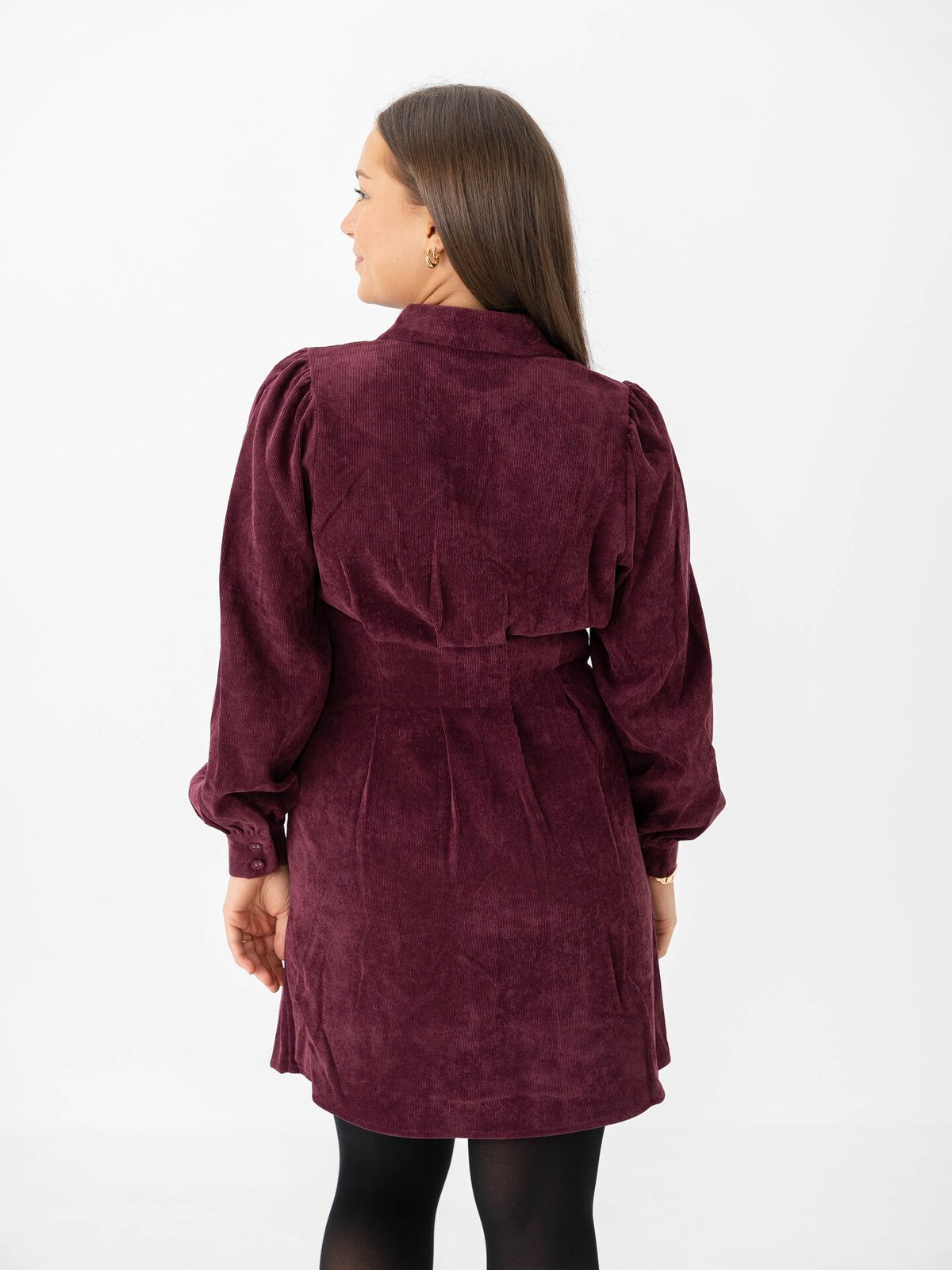 Vila Cordu Long Sleeve Shirt Dress Fig