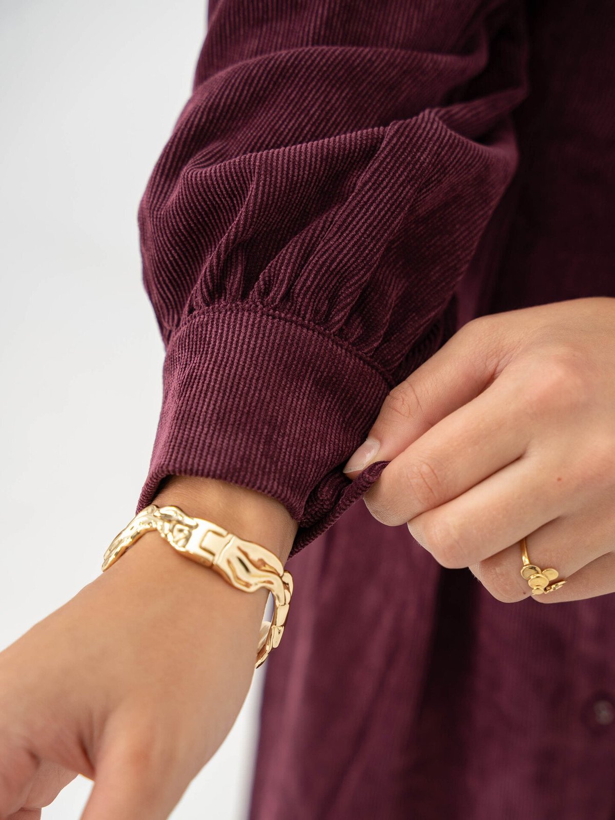 Vila Cordu Long Sleeve Shirt Dress Fig