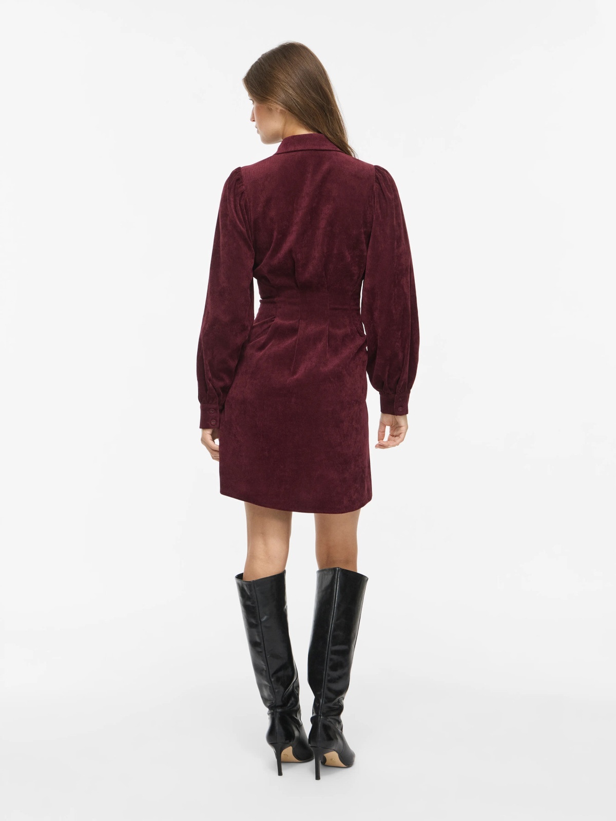 Vila Cordu Long Sleeve Shirt Dress Port Royale