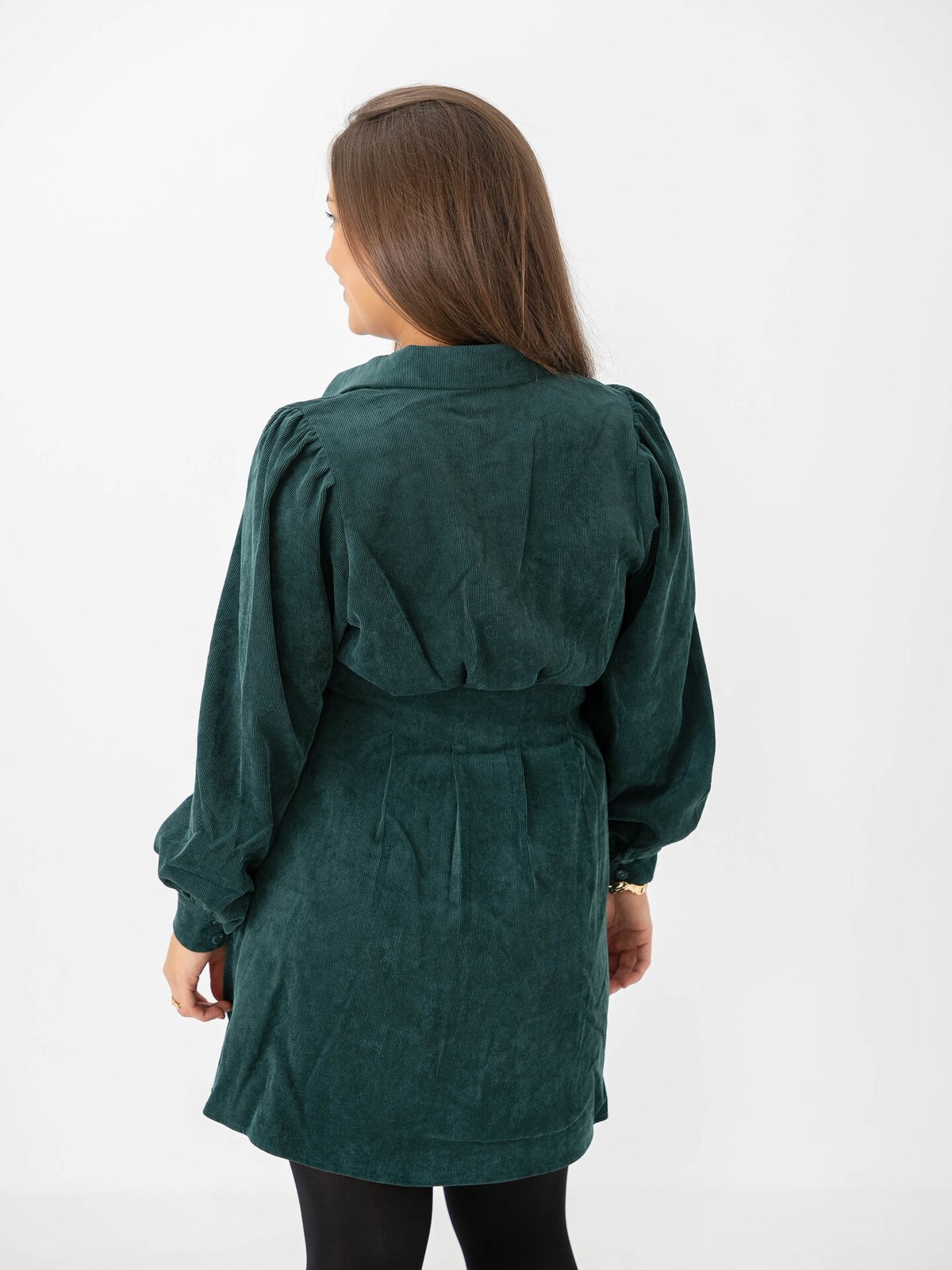 Vila Cordu Long Sleeve Shirt Dress Ponderosa Pine