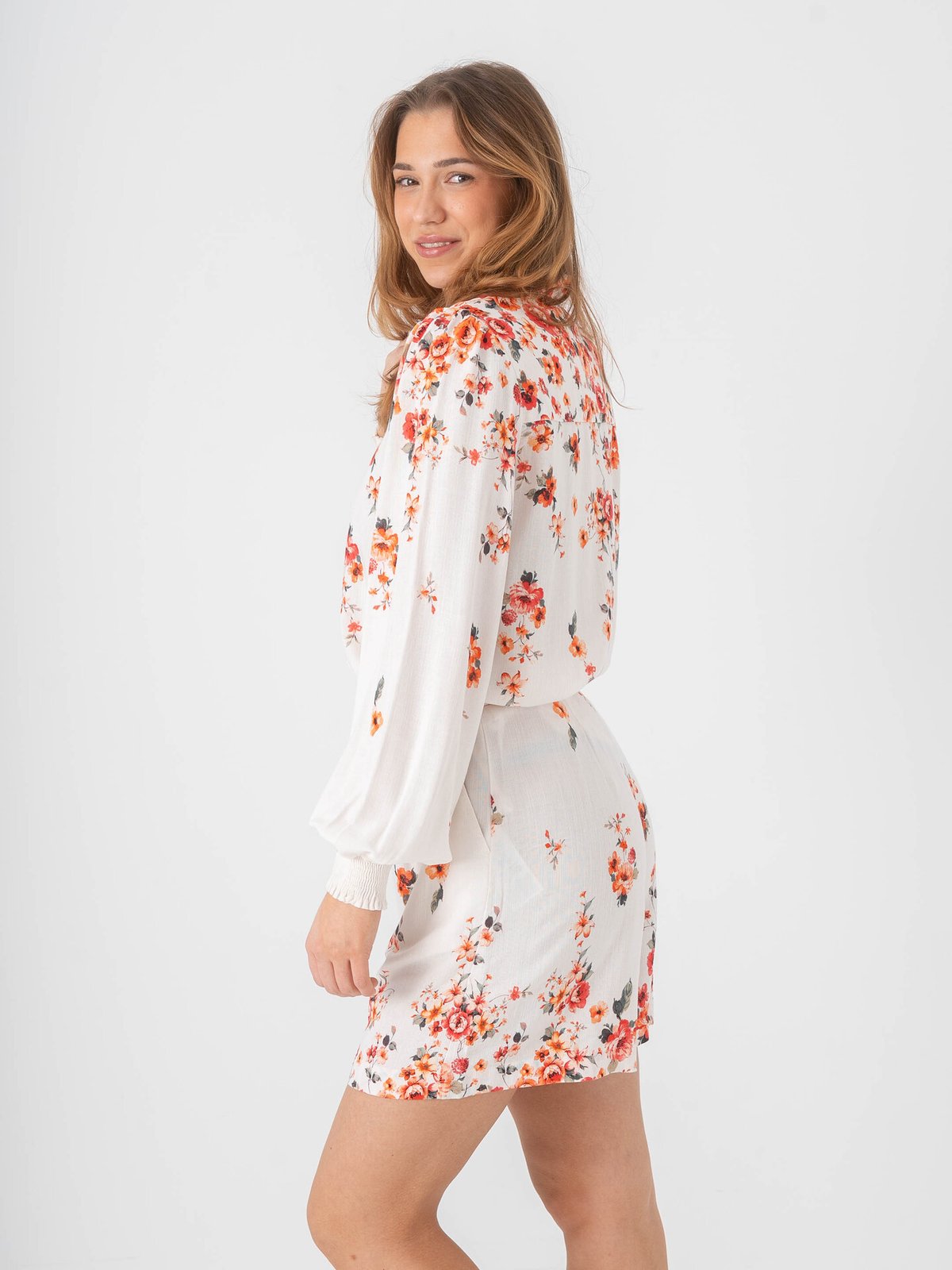 Vila Elma Bai Long Sleeve Shirt Cloud Dancer