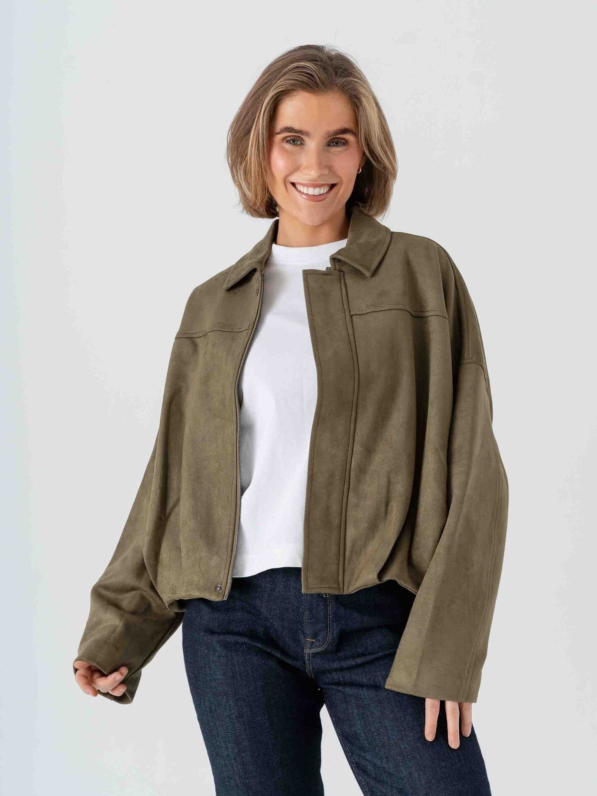 Vila Viral Long Sleeve Jacket Ivy Green