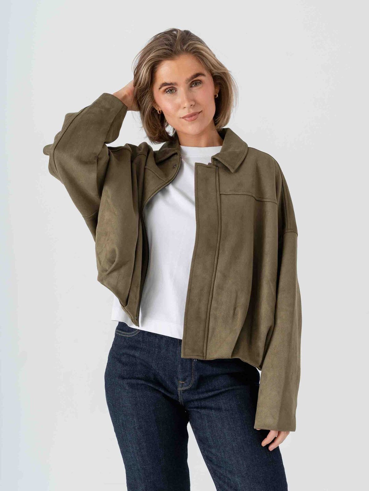 Vila Viral Long Sleeve Jacket Ivy Green