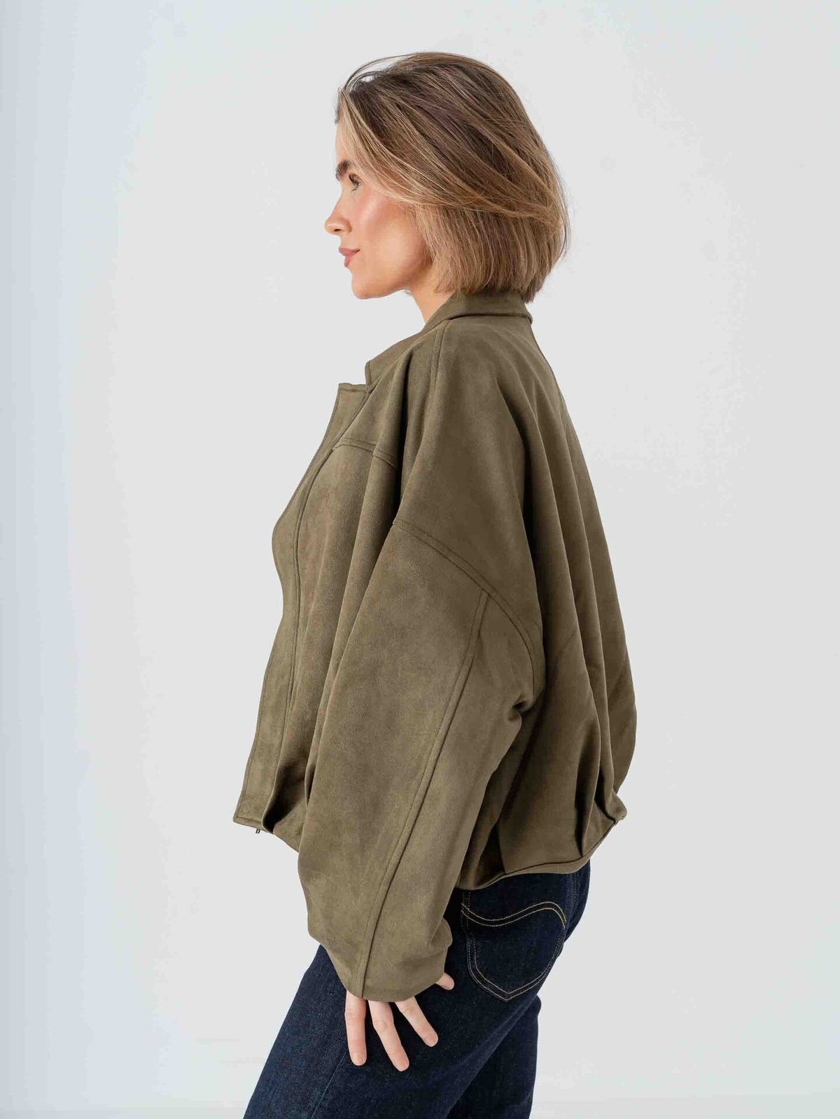 Vila Viral Long Sleeve Jacket Ivy Green