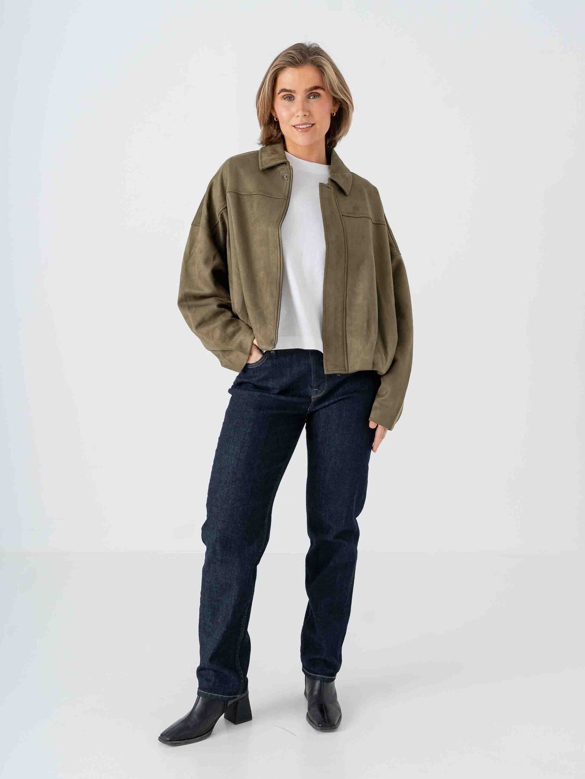 Vila Viral Long Sleeve Jacket Ivy Green