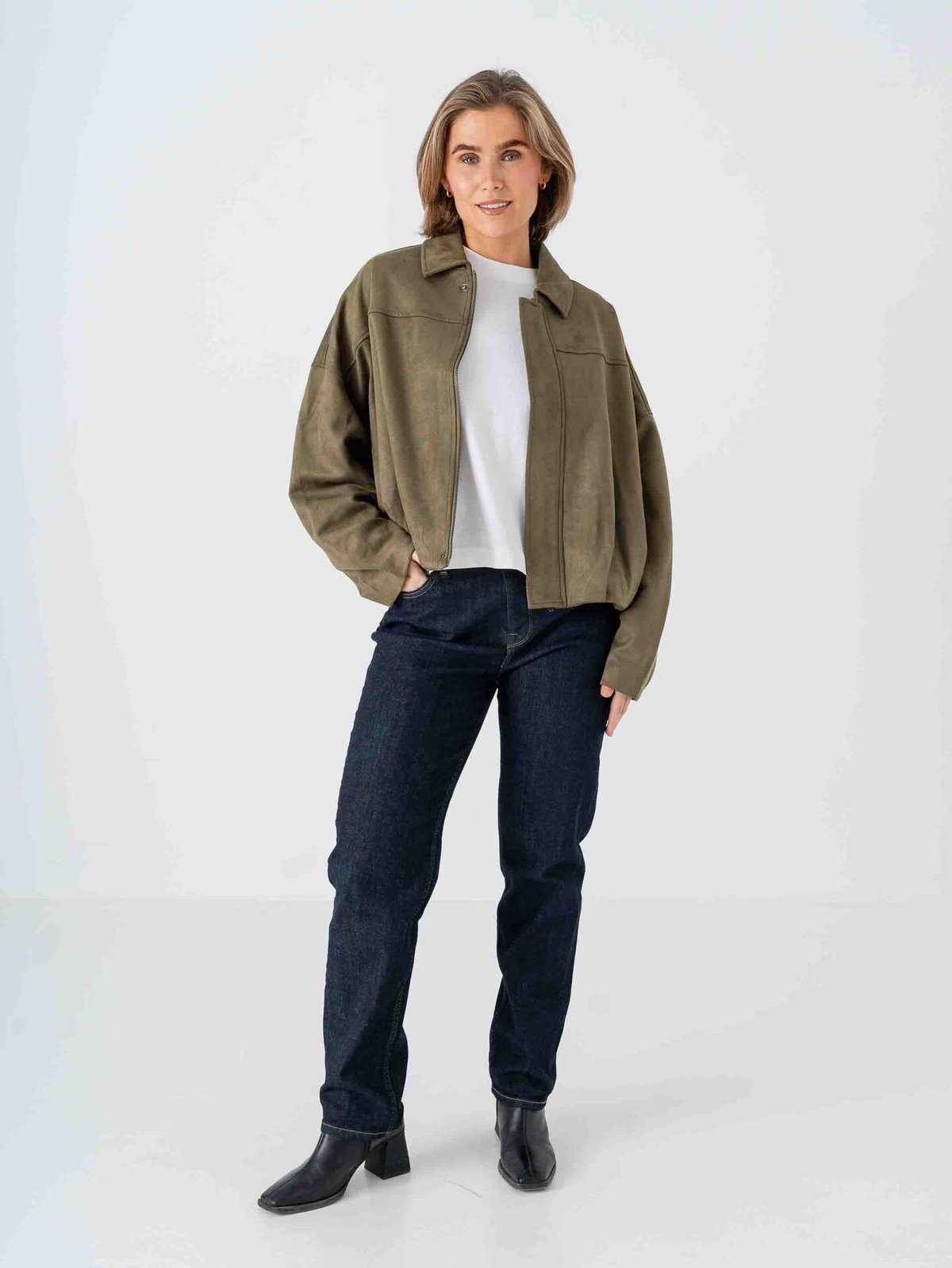 Vila Viral Long Sleeve Jacket Ivy Green