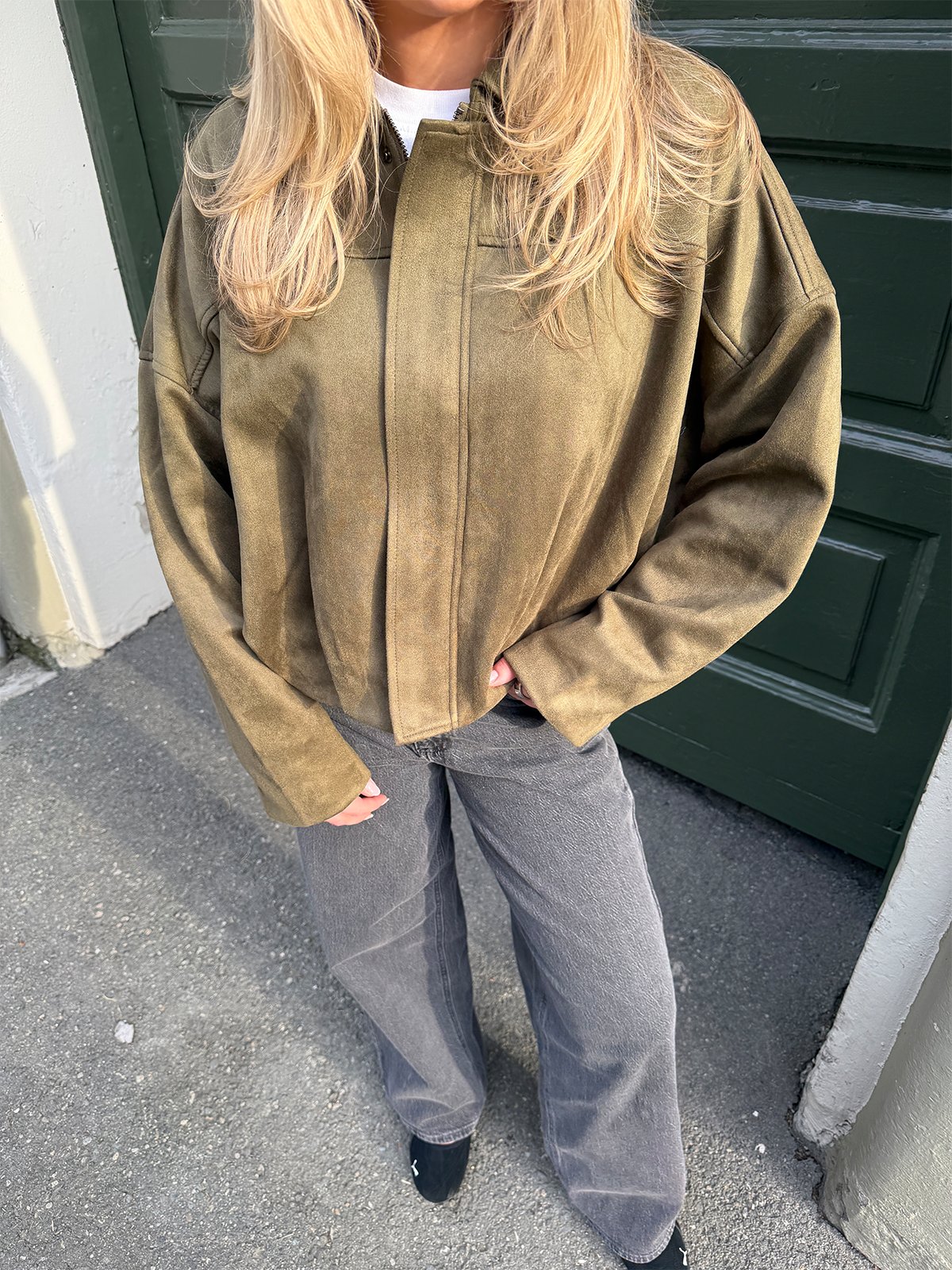 Vila Viral Long Sleeve Jacket Ivy Green