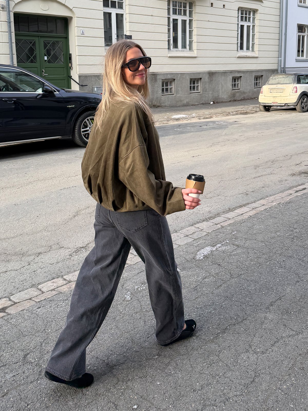 Vila Viral Long Sleeve Jacket Ivy Green