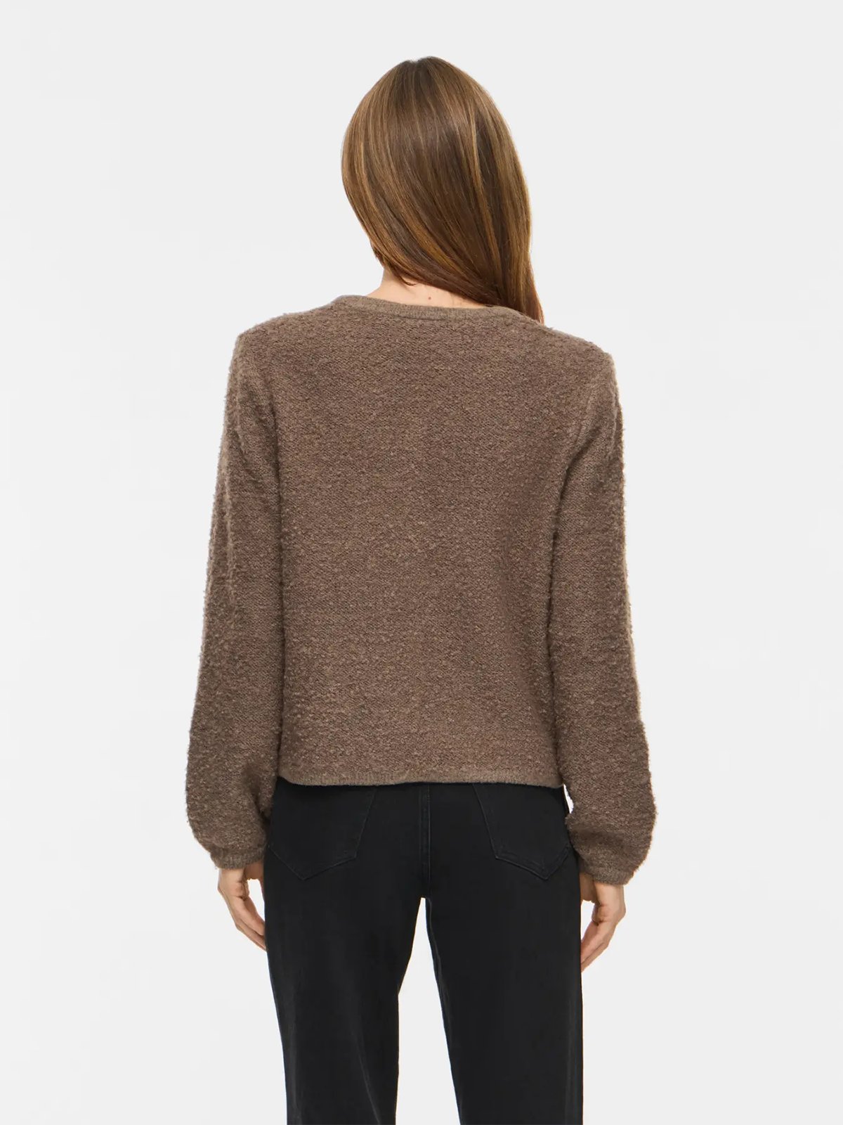 Vila Pigga O-Neck Long Sleeve Knit Jacket Falcon