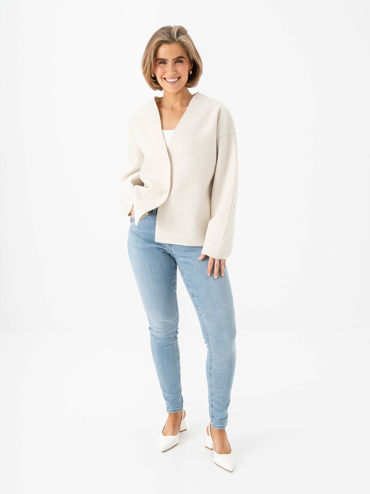 Vila Sarah Skinny Jeans Light Blue Denim Wash