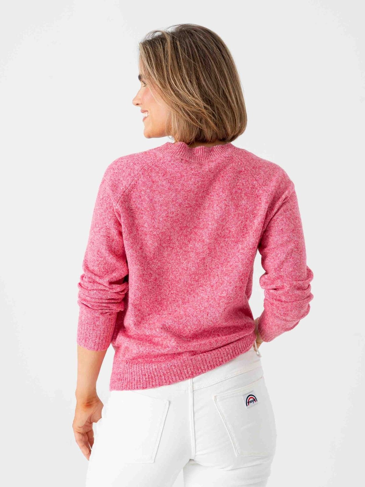 Vero Moda Doffy Long Sleeve O-Neck Blouse Jazzy / White Melange