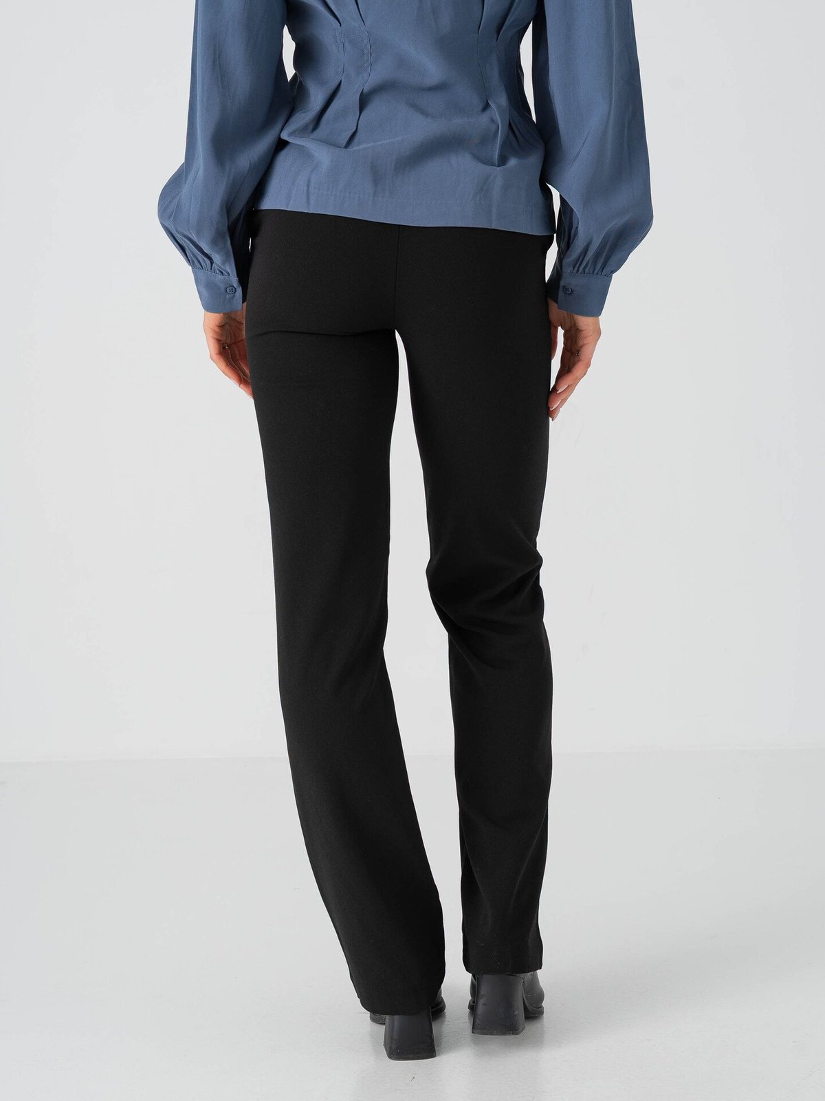 Vero Moda Zamira Mid Waist Straight Pant Black