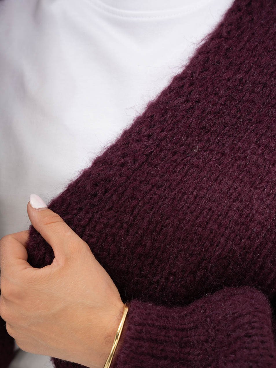 Vero Moda Maybe Long Sleeve Open Cardigan Winetasting
