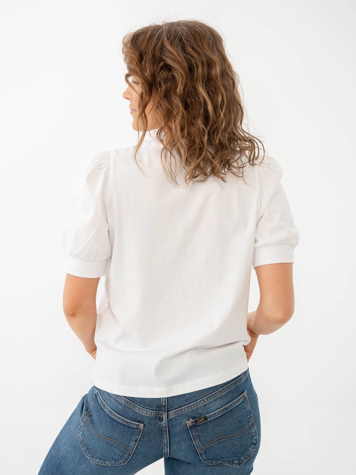 Vero Moda Aware Kerry 2/4 O-Neck Top Bright White