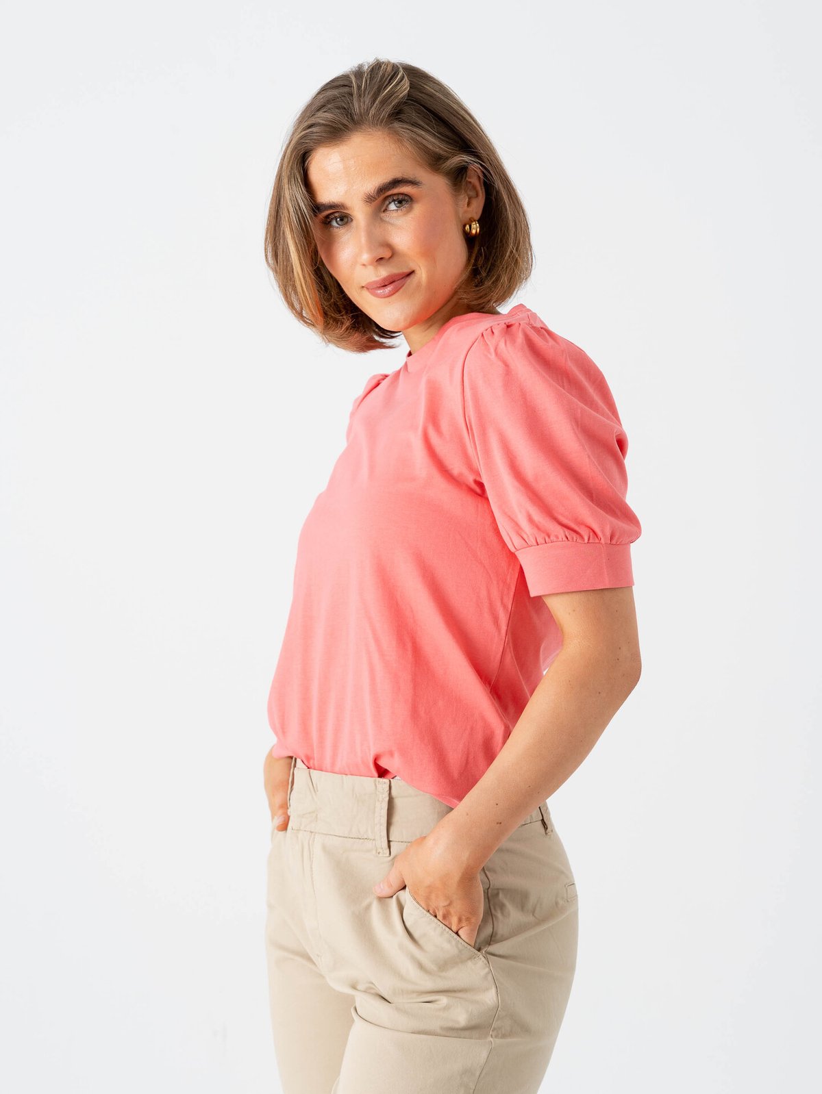 Vero Moda Aware Kerry 2/4 O-Neck Top Tea Rose
