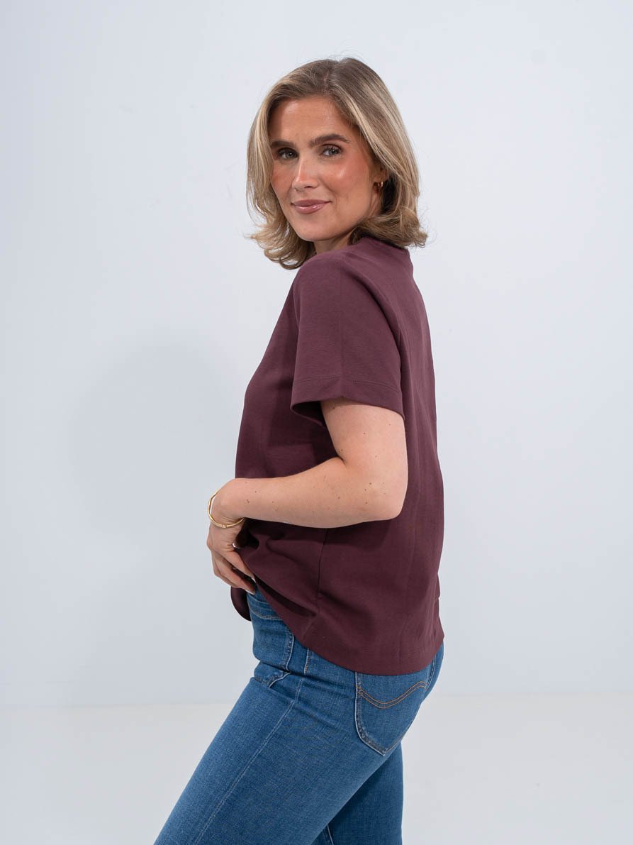 Vero Moda Aware Naima Short Sleeve O-Neck T-shirt Catawba Grape