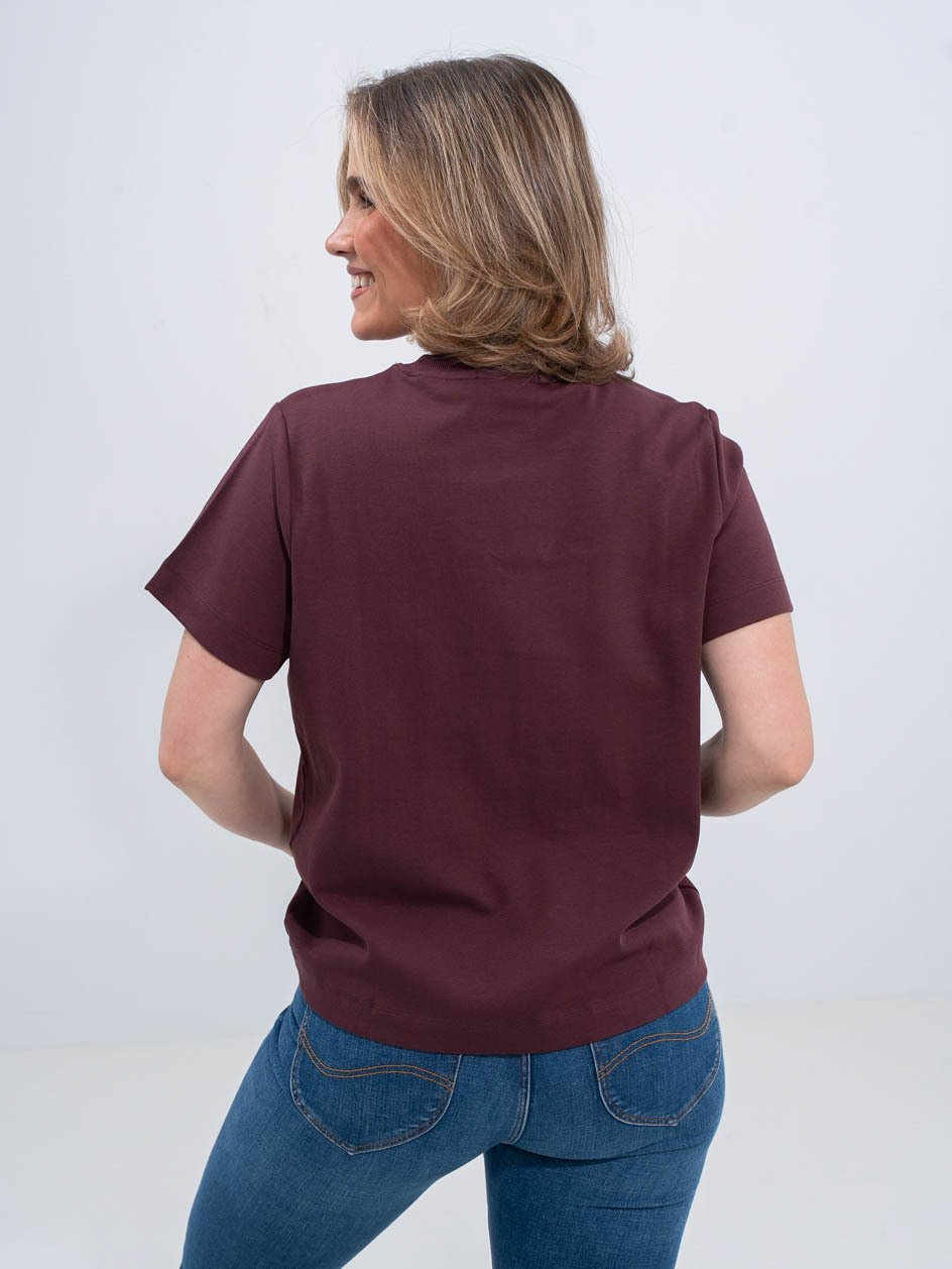 Vero Moda Aware Naima Short Sleeve O-Neck T-shirt Catawba Grape