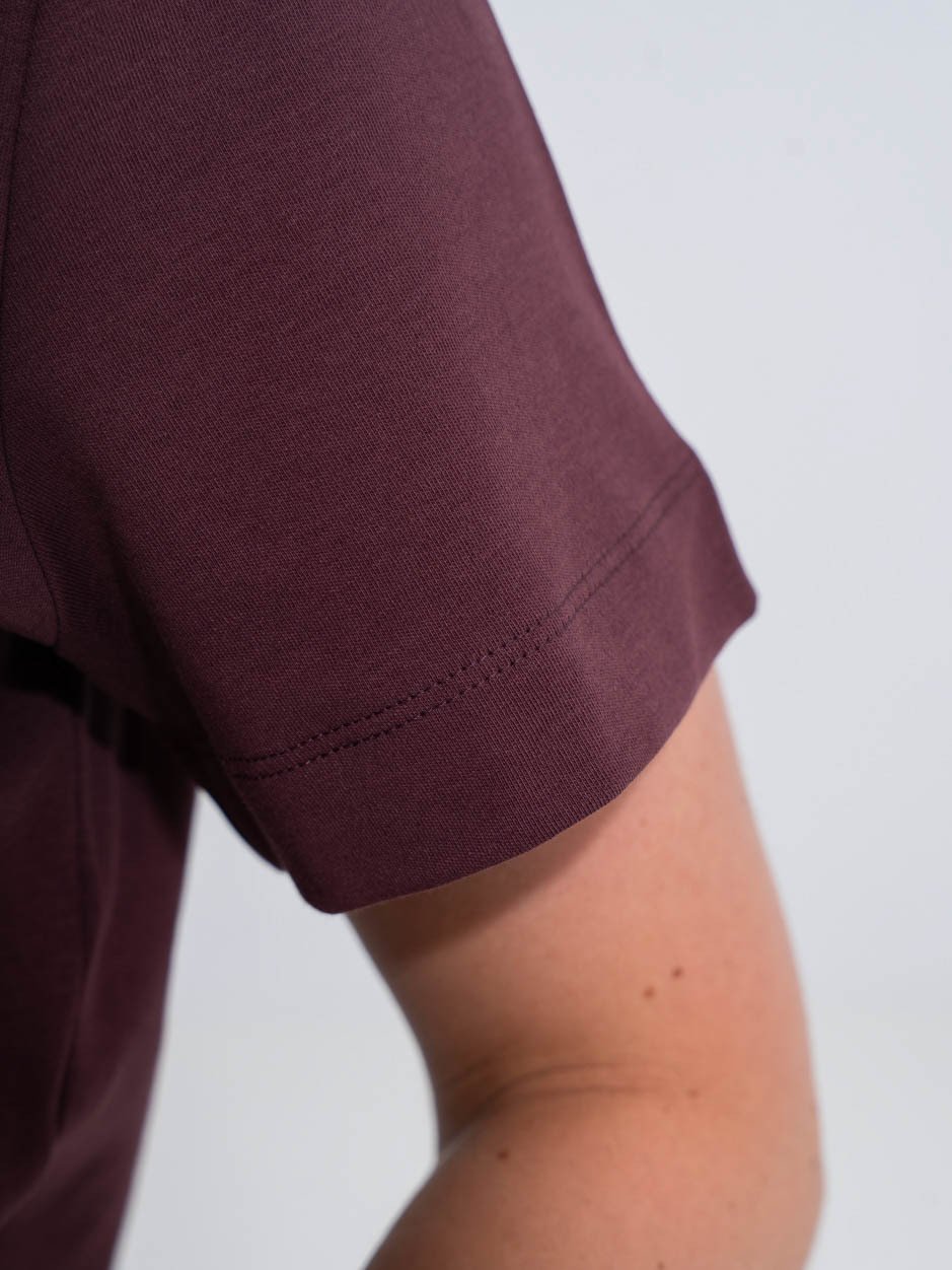 Vero Moda Aware Naima Short Sleeve O-Neck T-shirt Catawba Grape