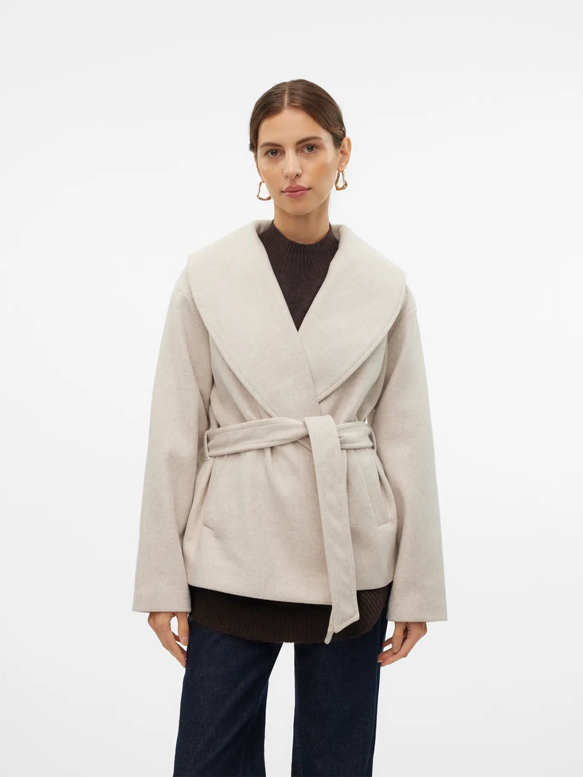 Vero Moda Anne Bergen Jacket Oatmeal Melange