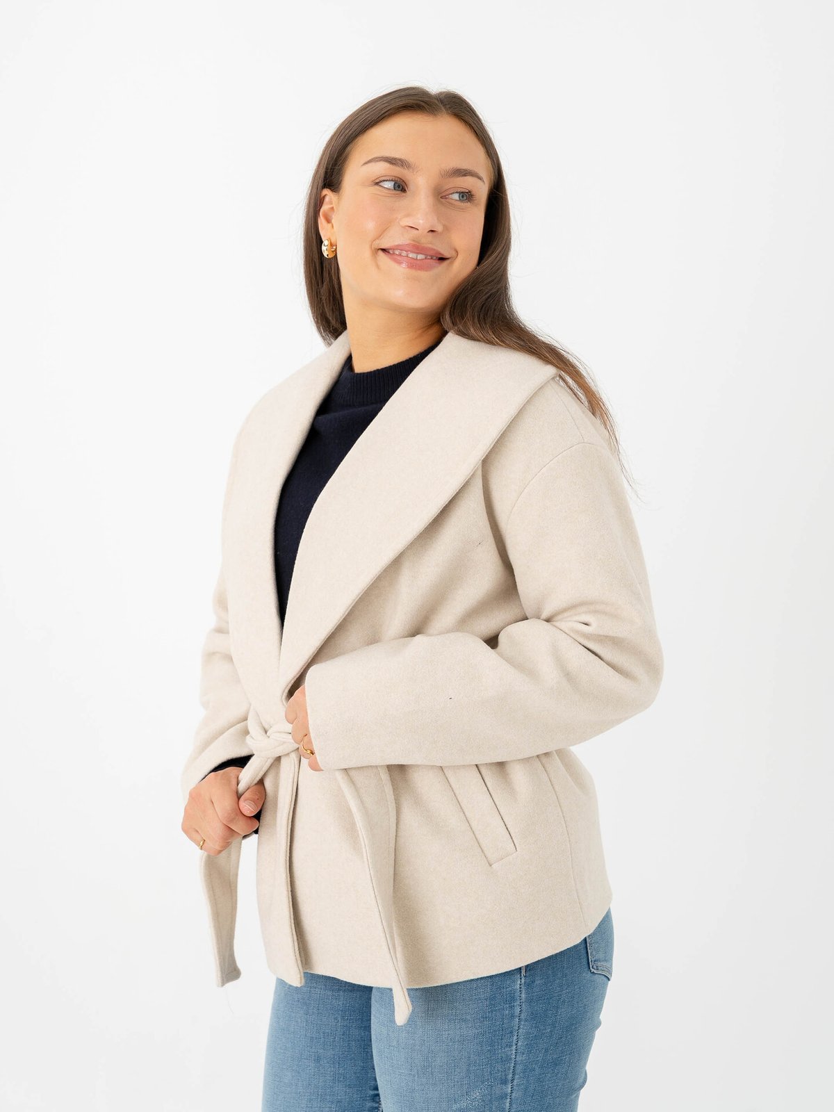 Vero Moda Anne Bergen Jacket Oatmeal Melange