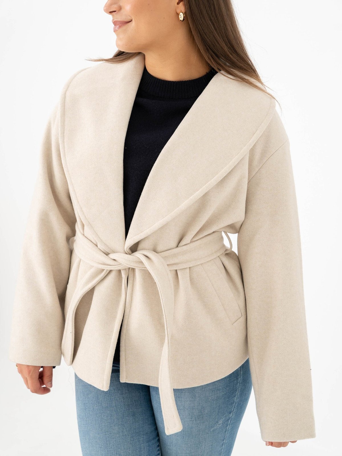 Vero Moda Anne Bergen Jacket Oatmeal Melange
