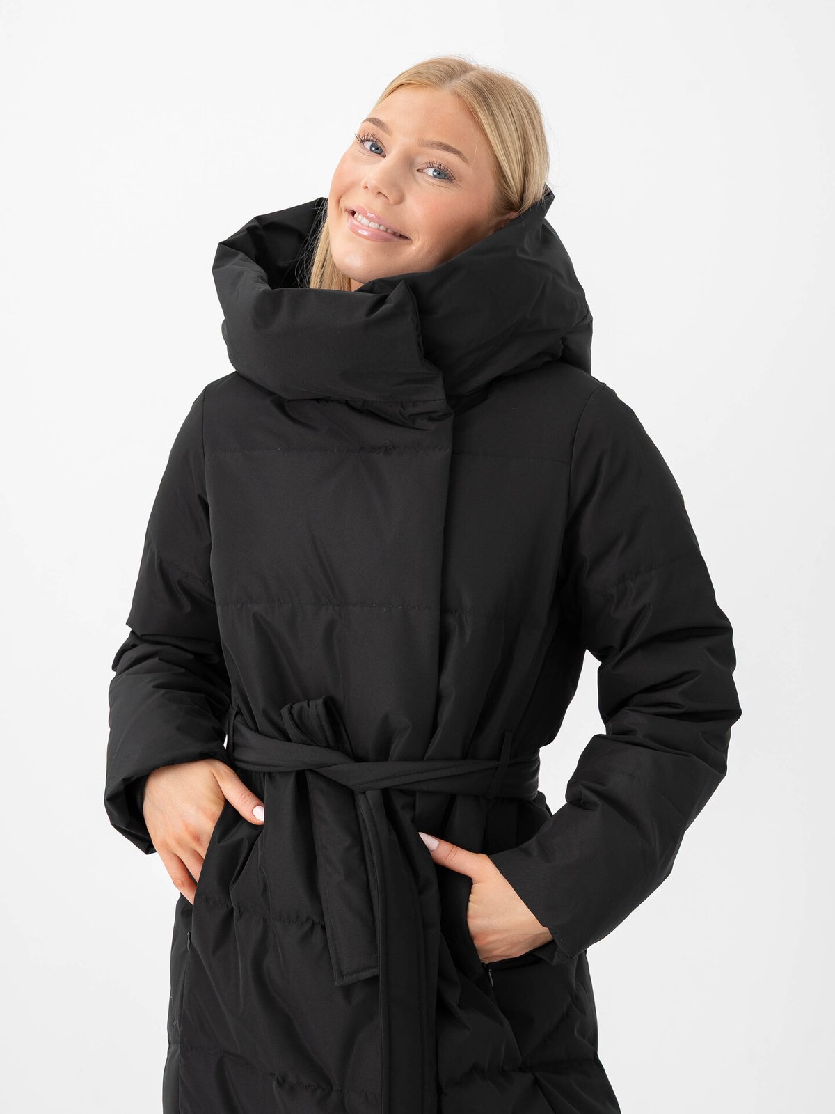 Vero Moda Leonie Long Down Coat Black