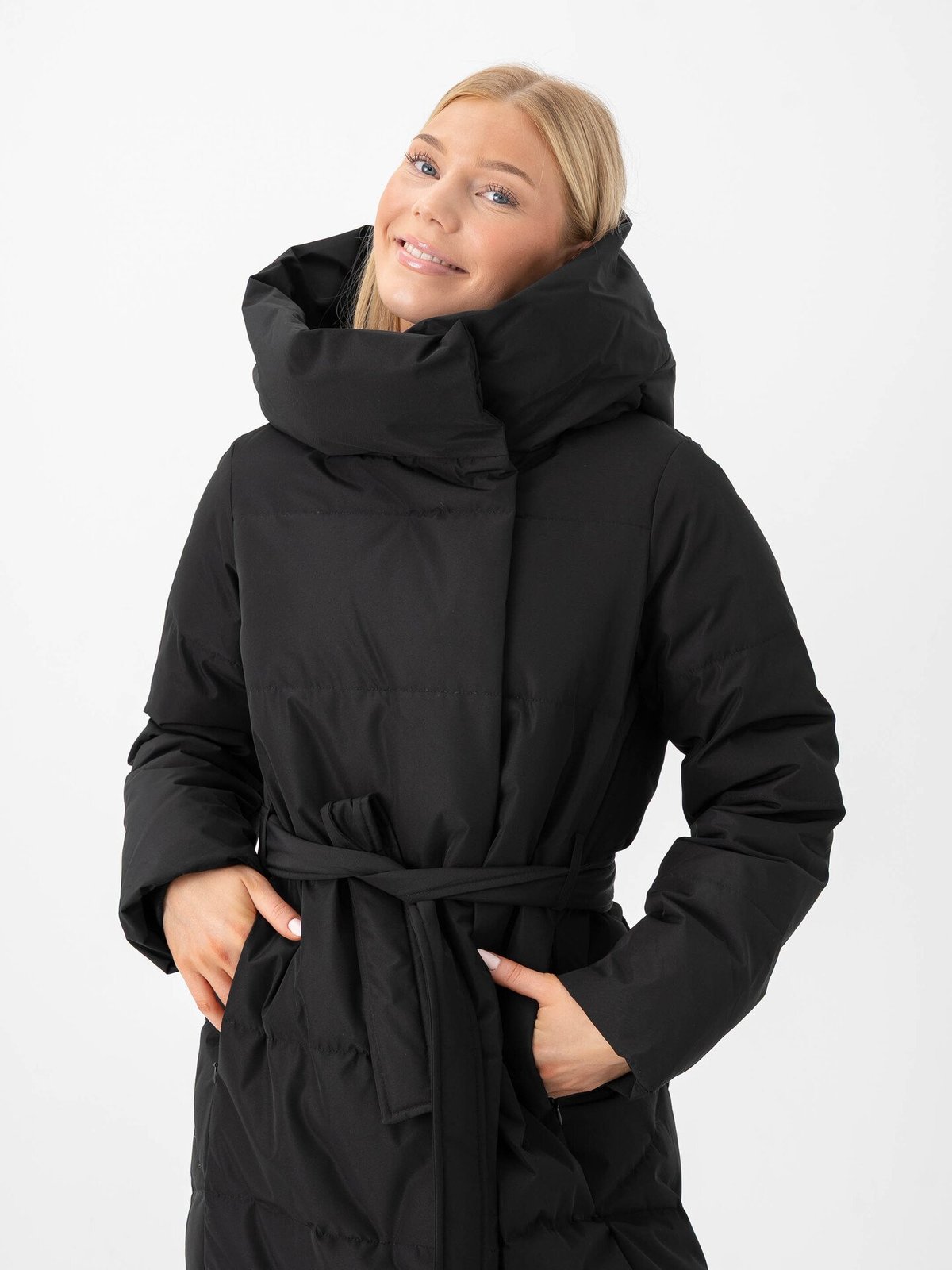 Vero Moda Leonie Long Down Coat Black