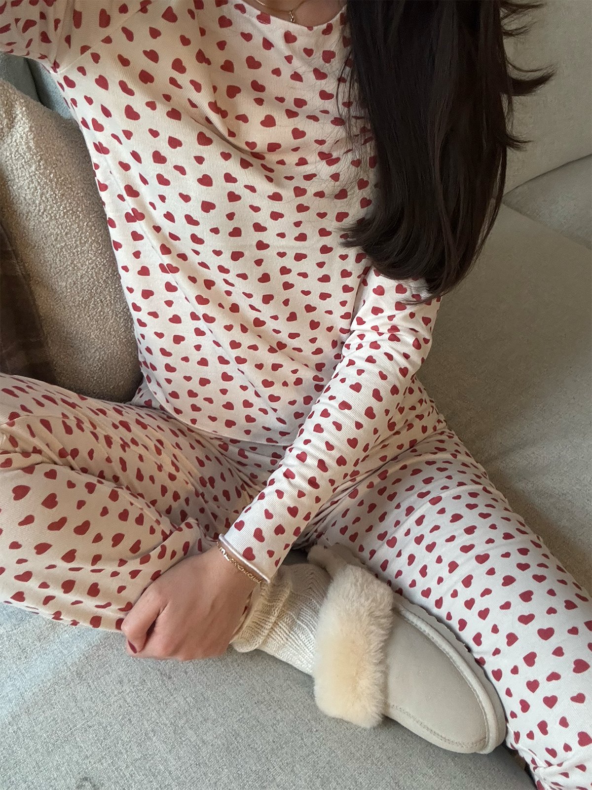 Vero Moda Pippa Nightwear Set XMAS Birch