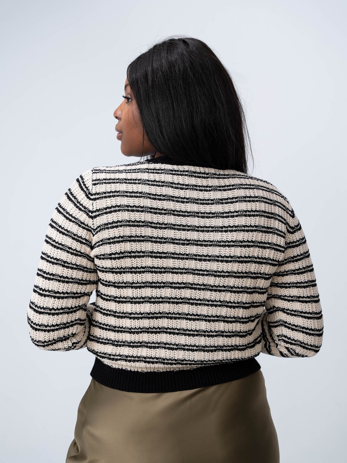 Vero Moda Charlot Long Sleeve O-Neck Cardigan Black w. Birch