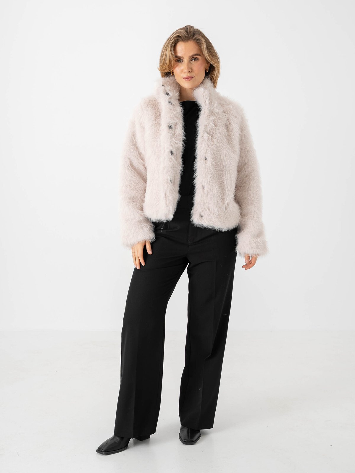 Vero Moda Monroe Short Jacket Oatmeal