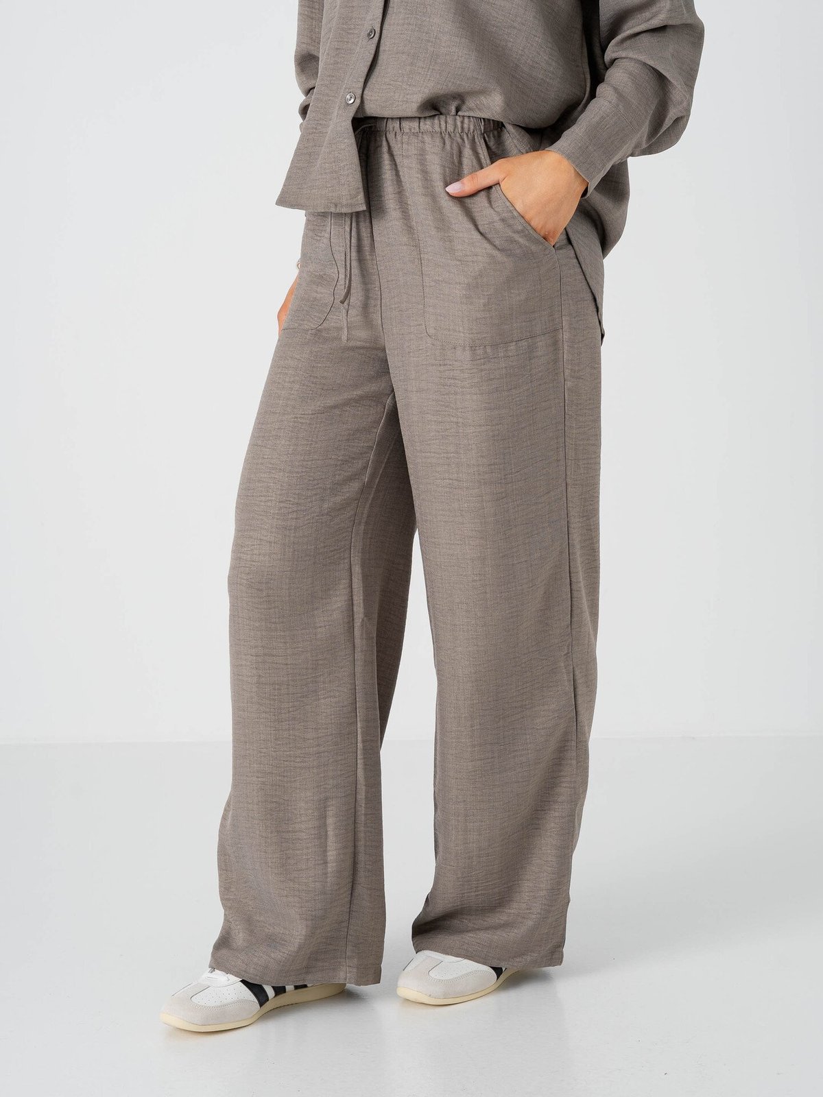 Vero Moda Melaney High Waist Loose Pant Brindle