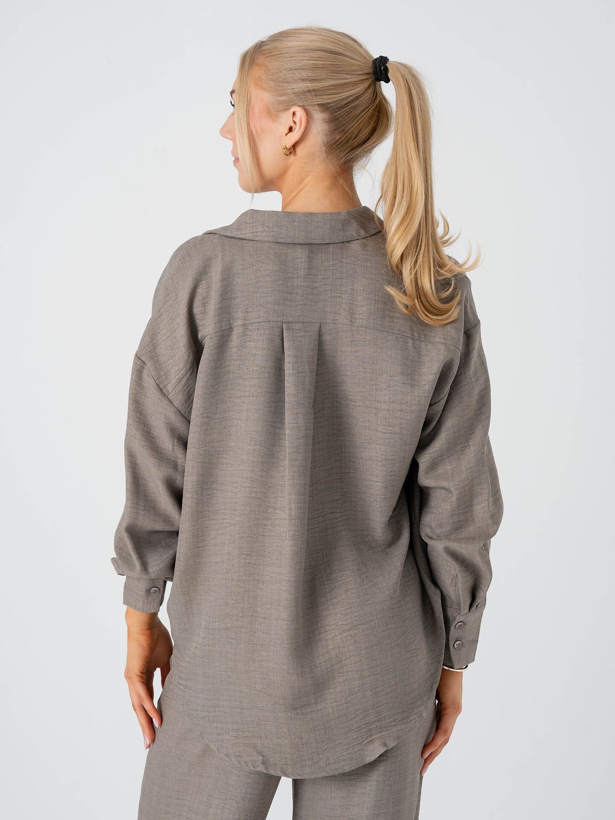 Vero Moda Melaney Queeny Long Sleeve Shirt Brindle