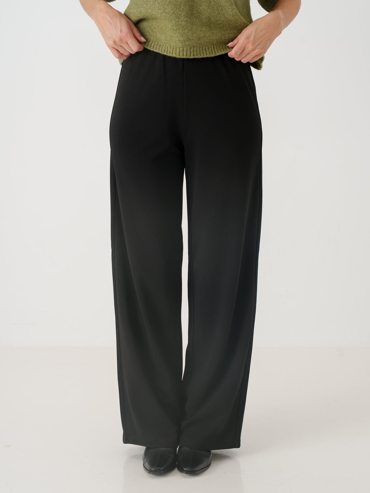 Vero Moda Berlin Zamira Midwaist Wide Pant Black