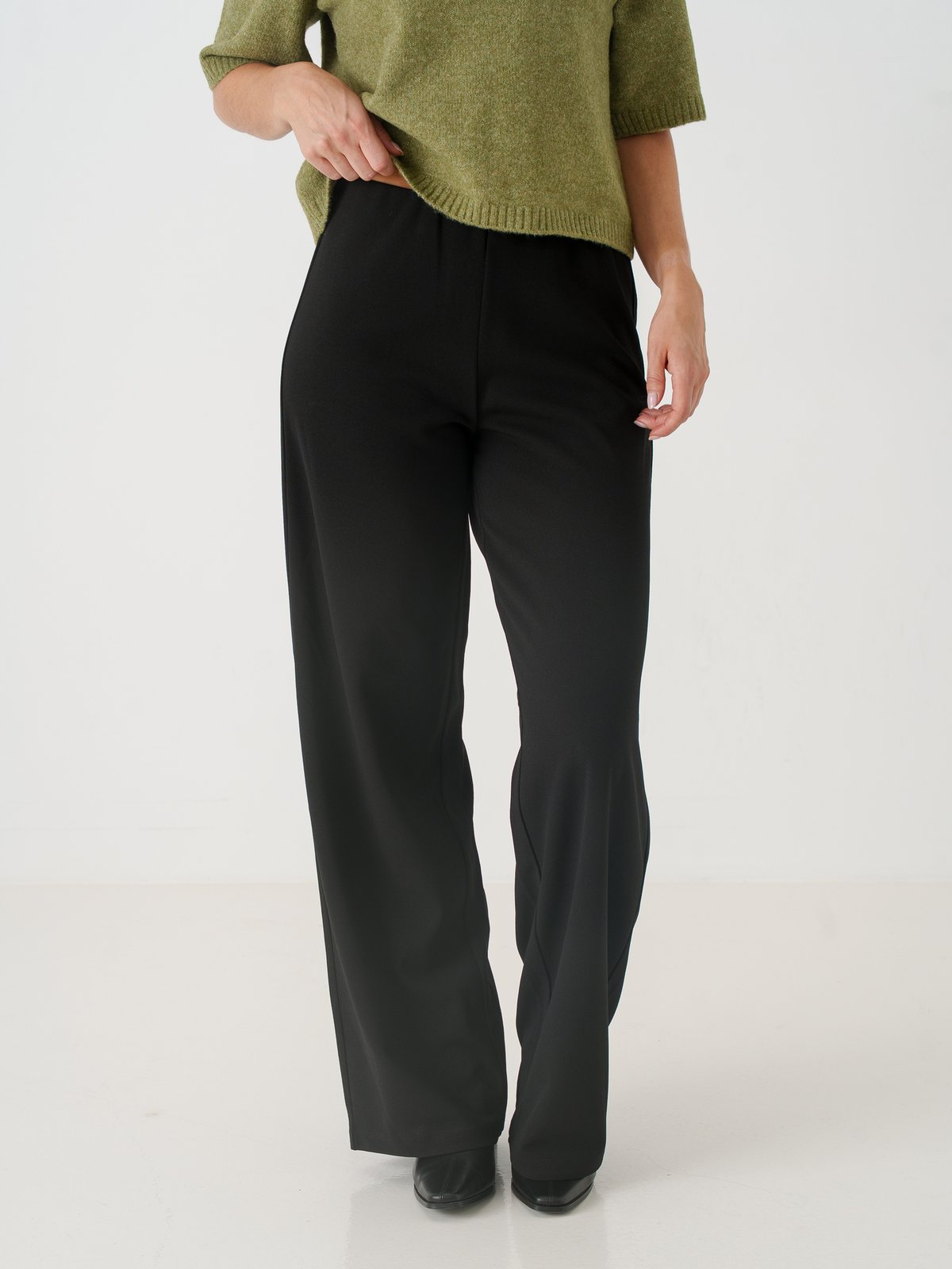 Vero Moda Berlin Zamira Midwaist Wide Pant Black