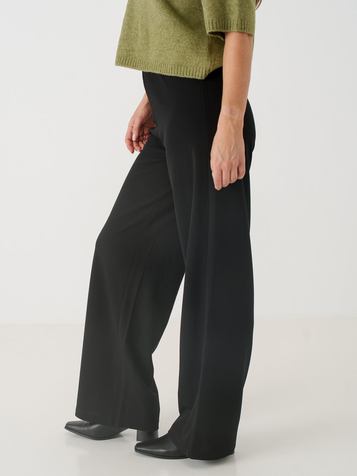 Vero Moda Berlin Zamira Midwaist Wide Pant Black