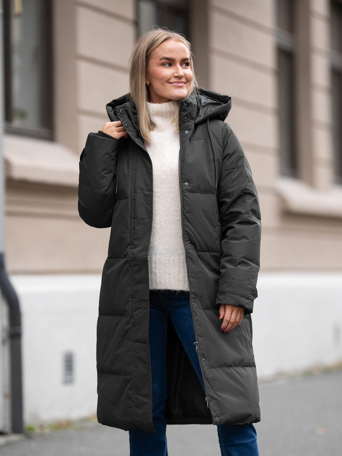 Vero Moda Leonie Anne Long Down Jacket Peat