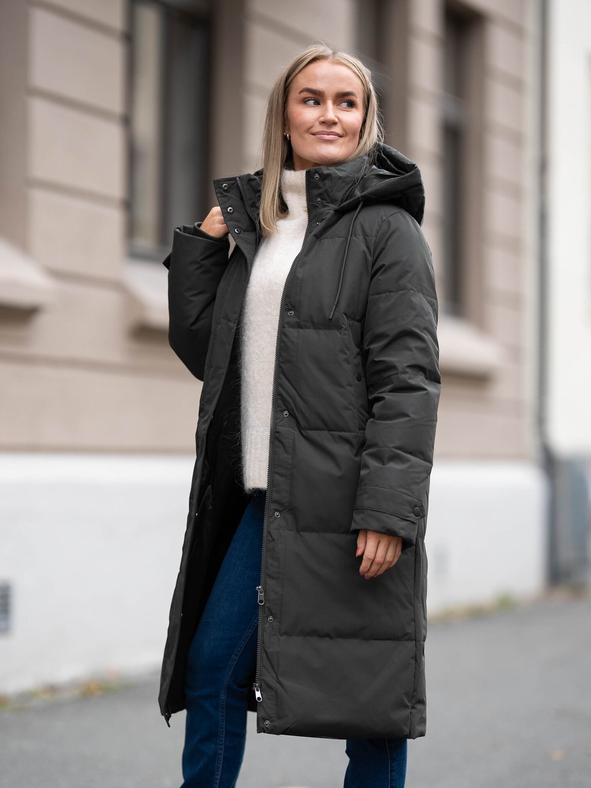 Vero Moda Leonie Anne Long Down Jacket Peat