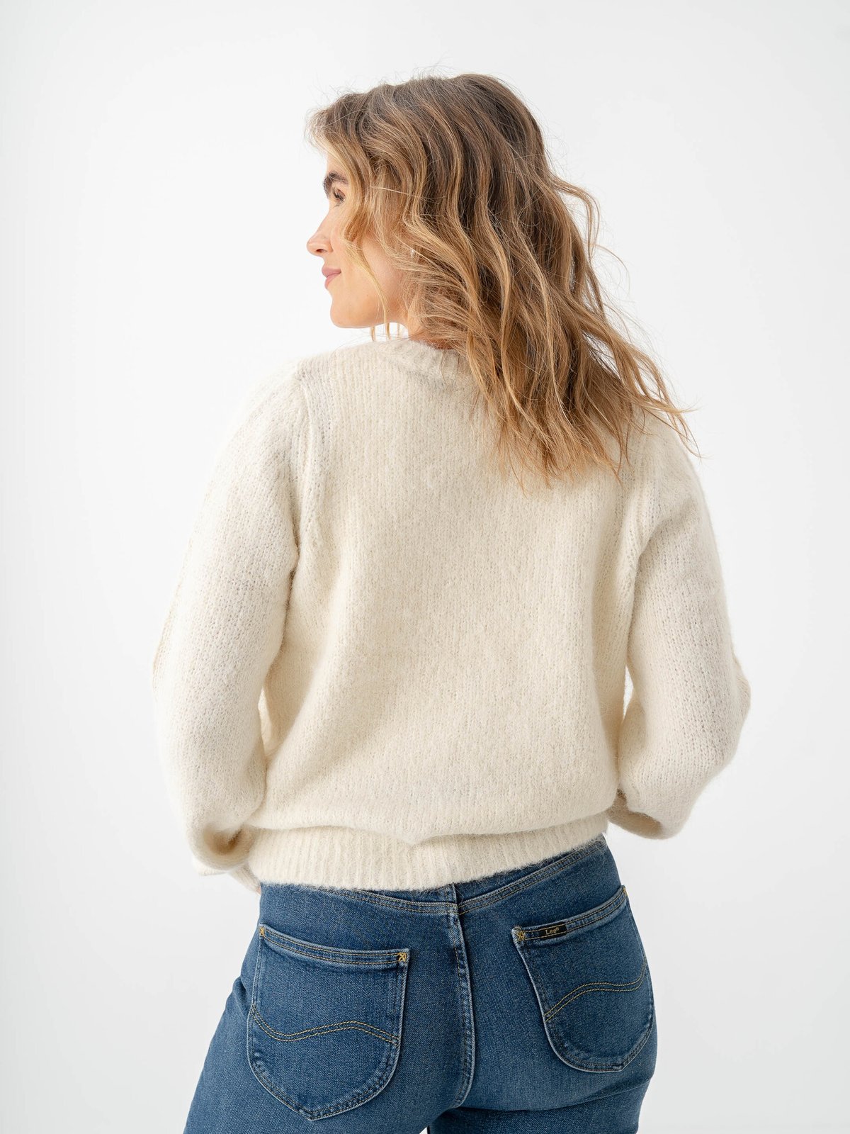 Vero Moda Novah Long Sleeve O-Neck Button Cardigan Birch