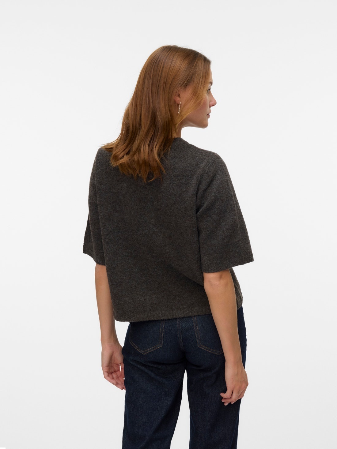 Vero Moda Boom 2/4 O-Neck Oversize Pullover Chocolate Torte