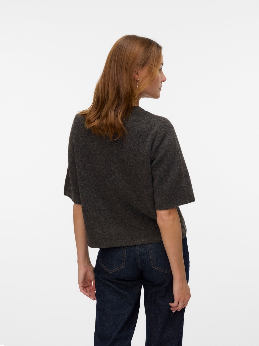 Vero Moda Boom 2/4 O-Neck Oversize Pullover Chocolate Torte