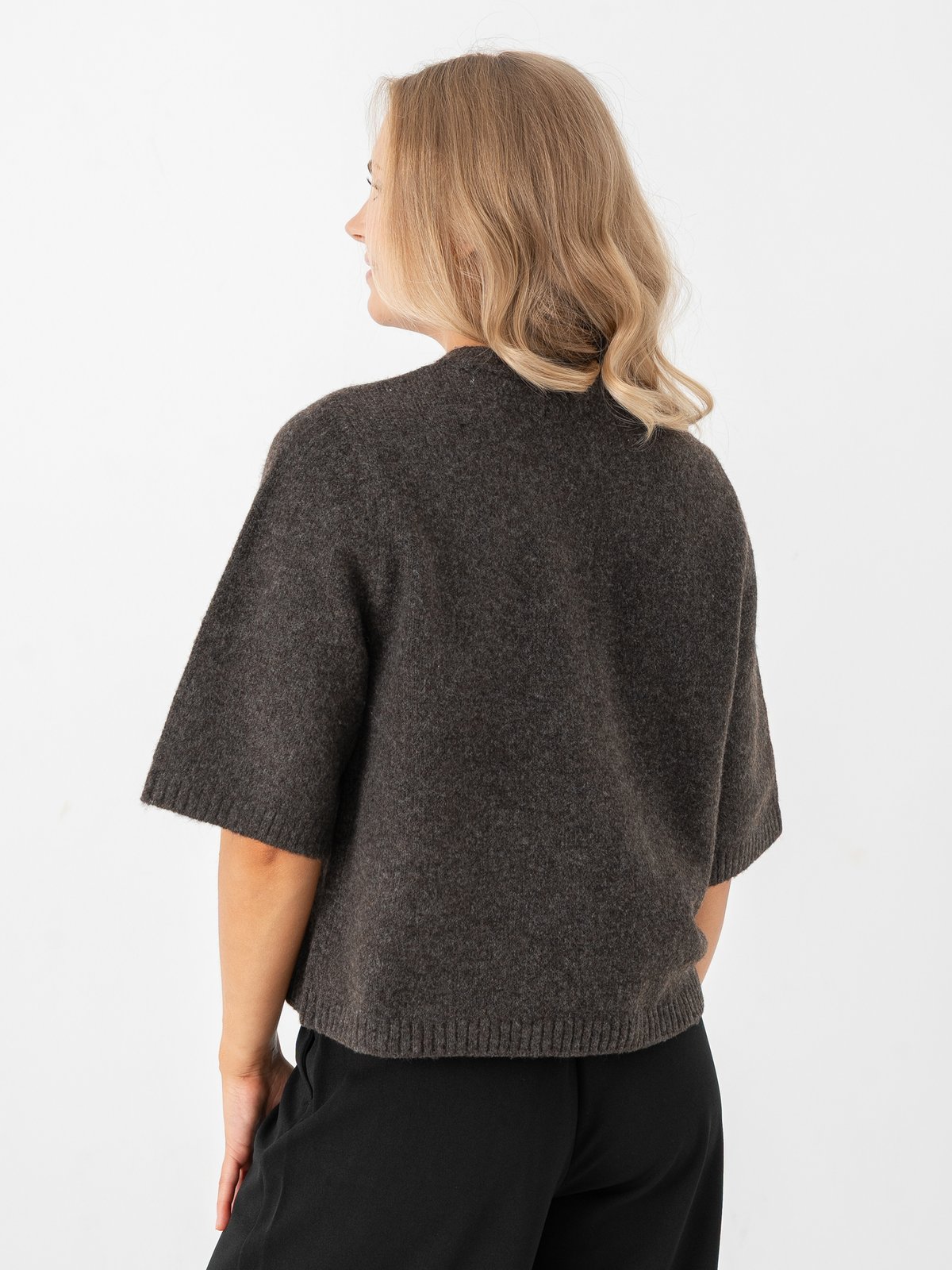 Vero Moda Boom 2/4 O-Neck Oversize Pullover Chocolate Torte