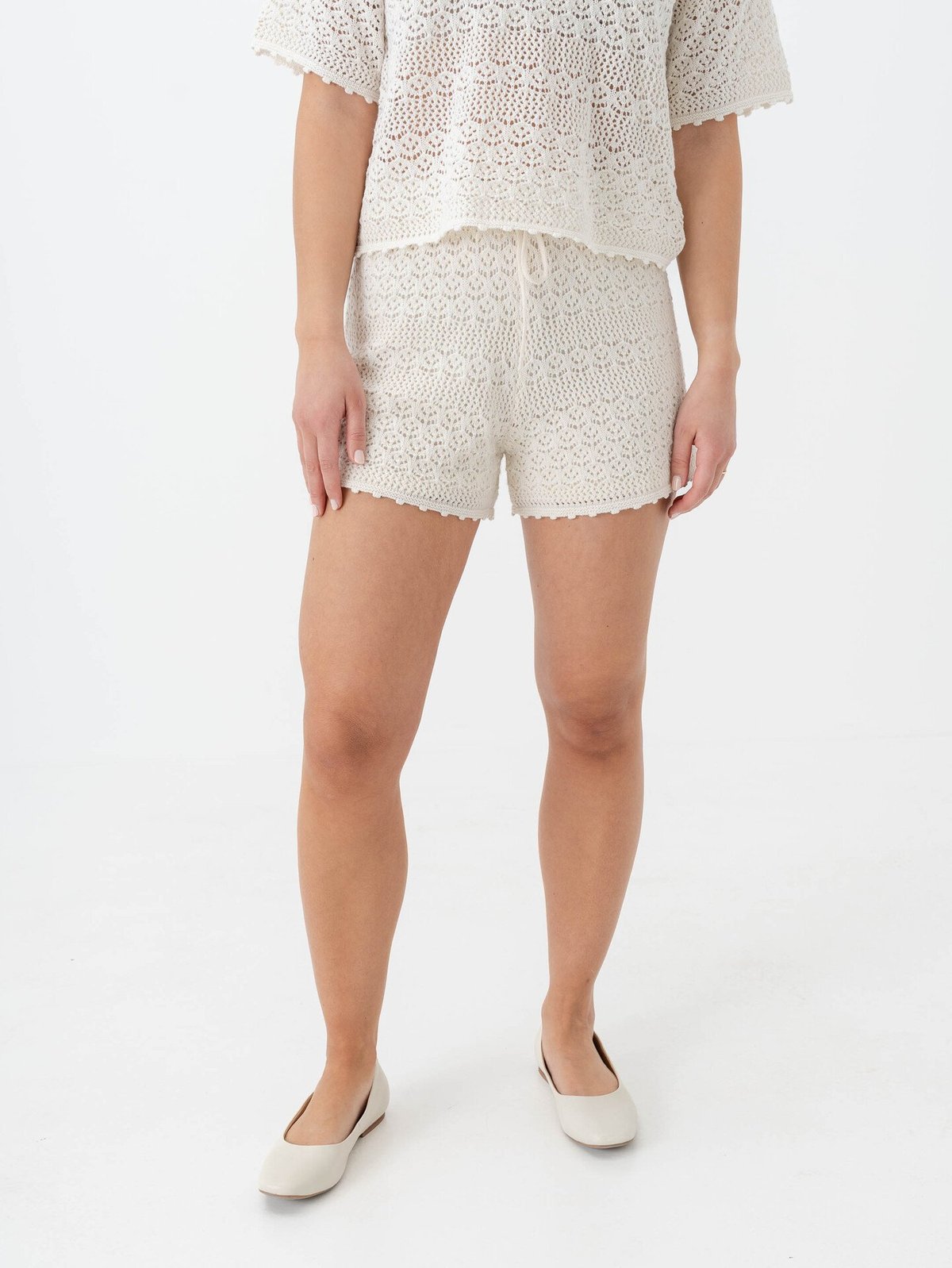 Vero Moda Manila High Waist Shorts Birch