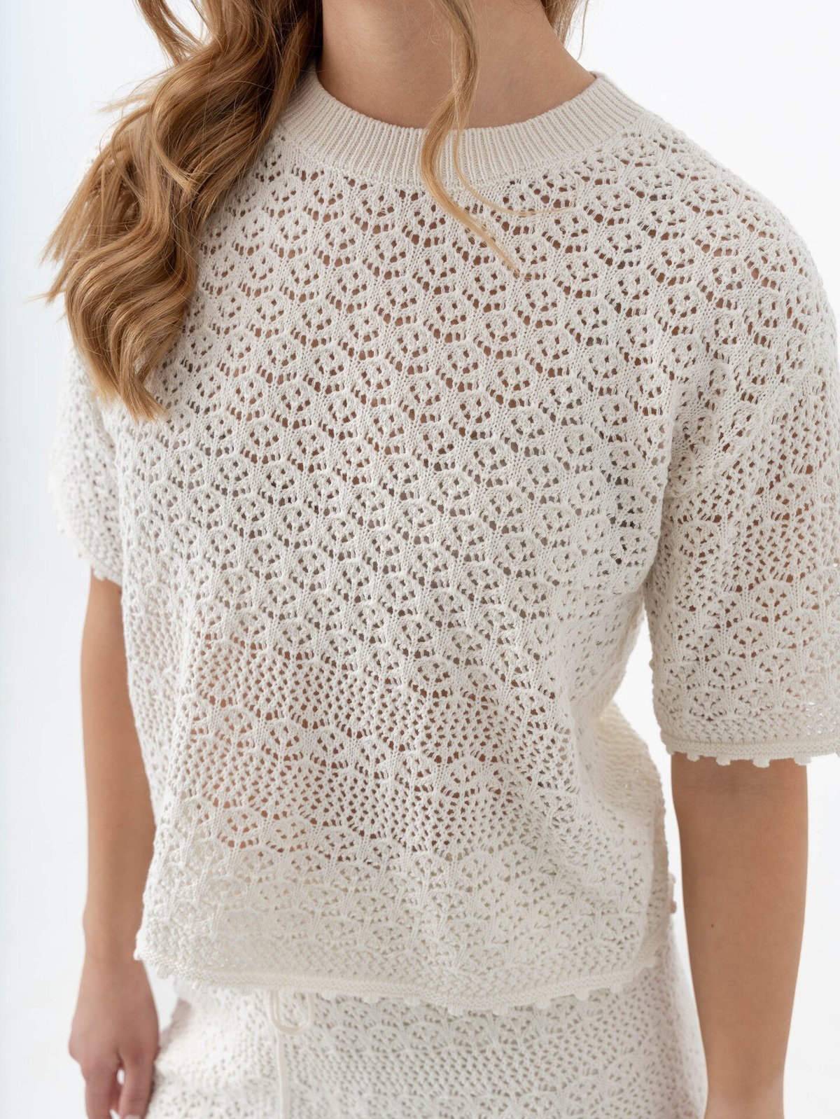 Vero Moda Manila 2/4 O-Neck Pullover Birch