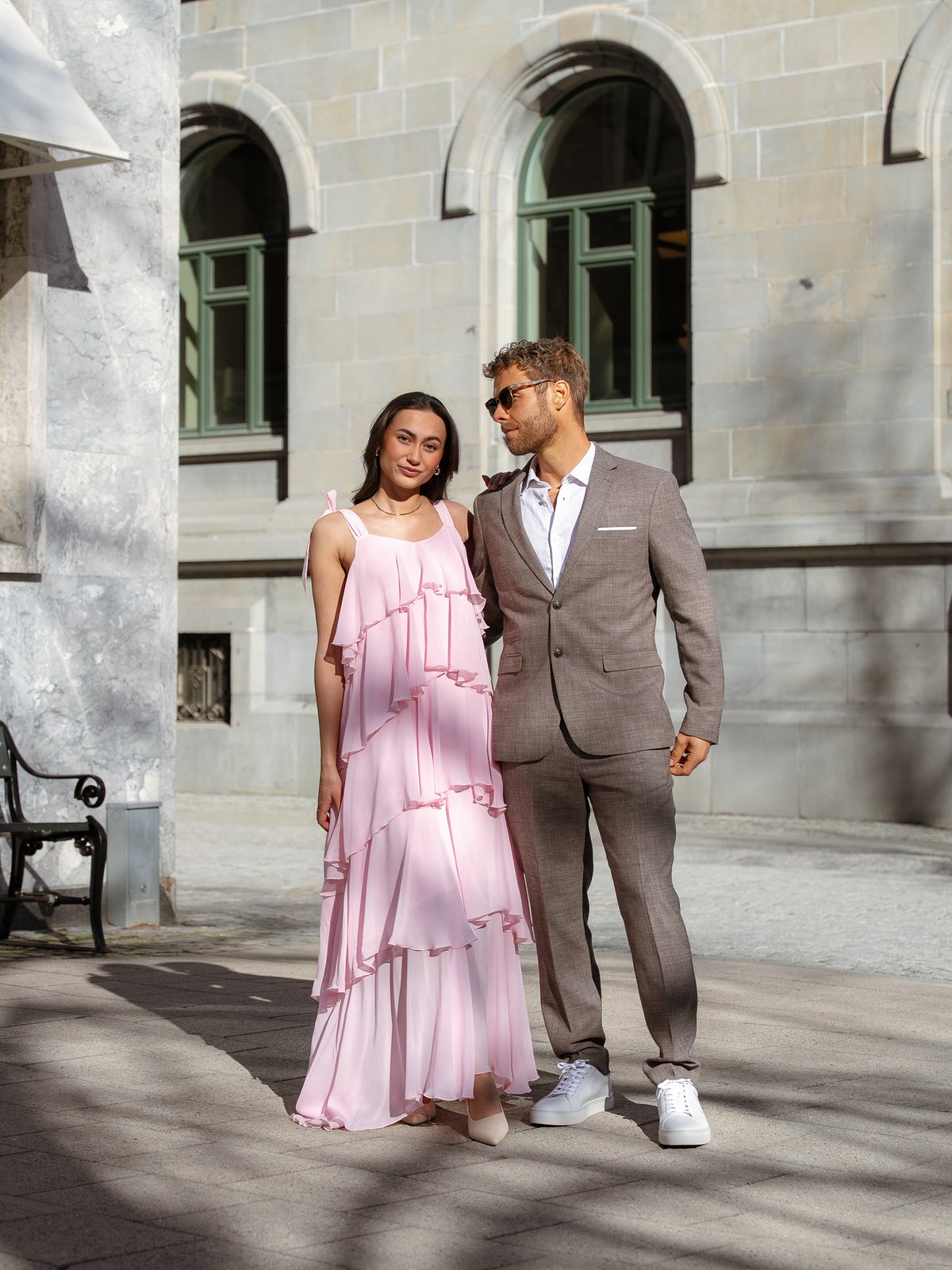 Vero Moda Felicia Tiestrap Ruffle Maxi Dress Cherry Blossom