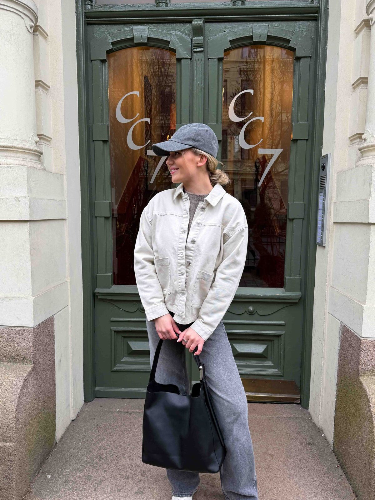 Vero Moda Jamie Long Sleeve Denim Shacket Birch