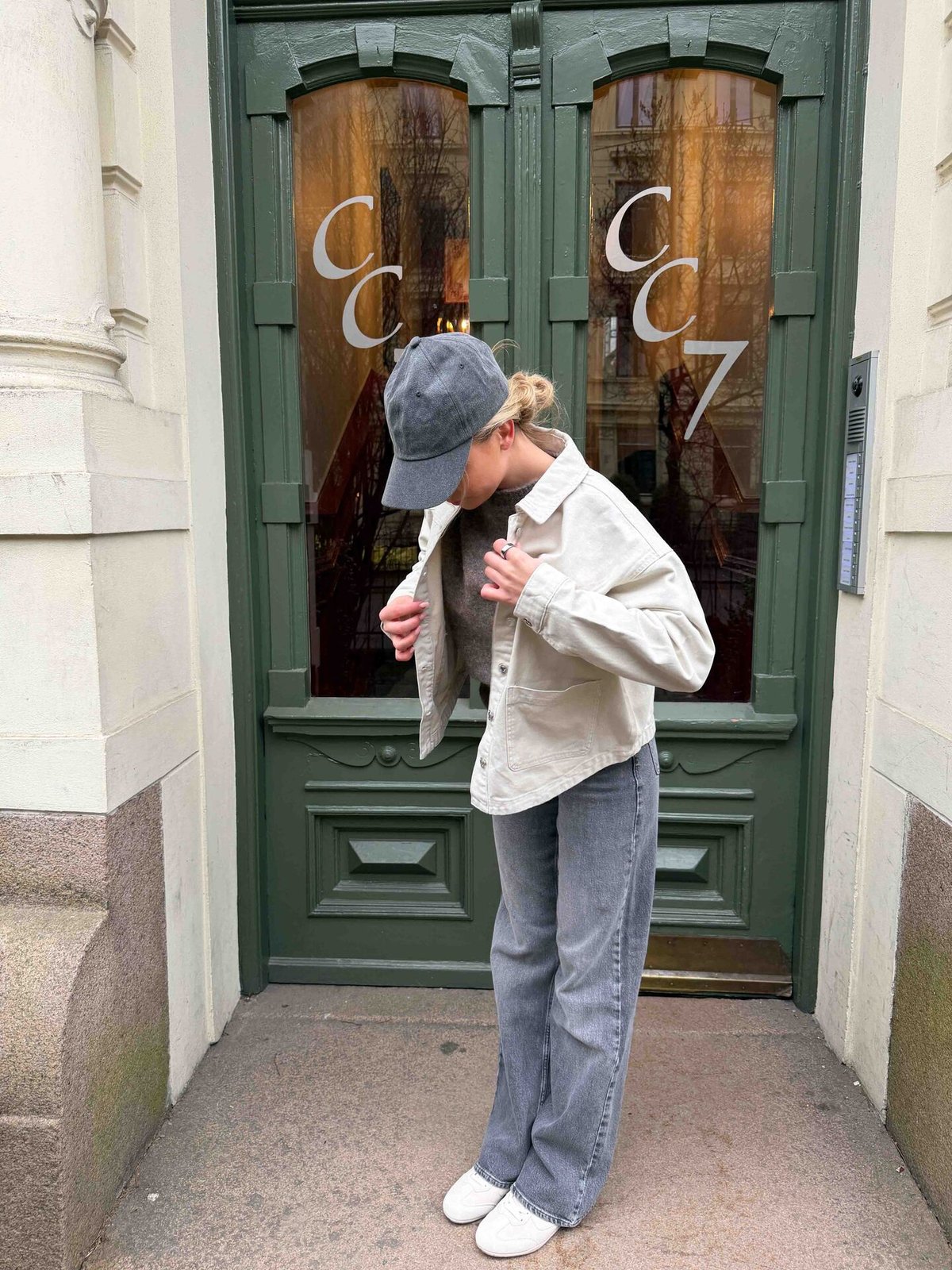 Vero Moda Jamie Long Sleeve Denim Shacket Birch