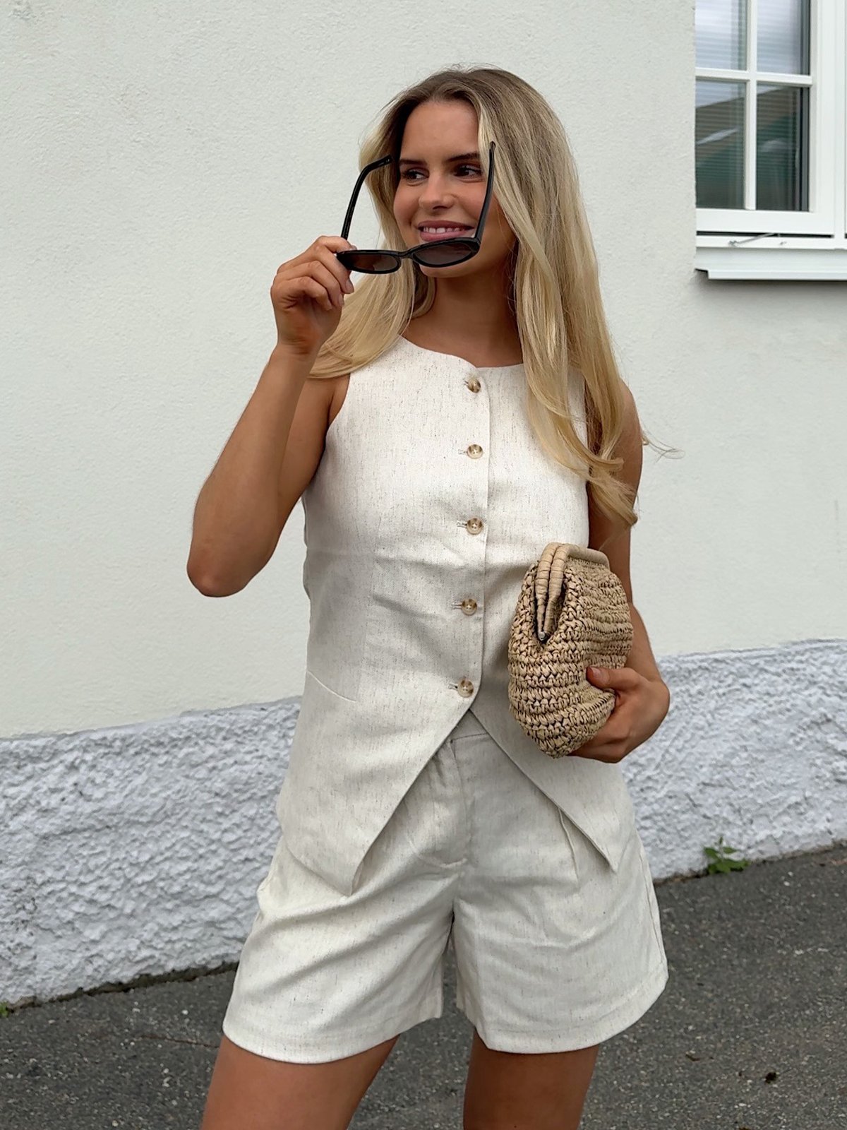 Vero Moda Florence SL Waistcoat Birch