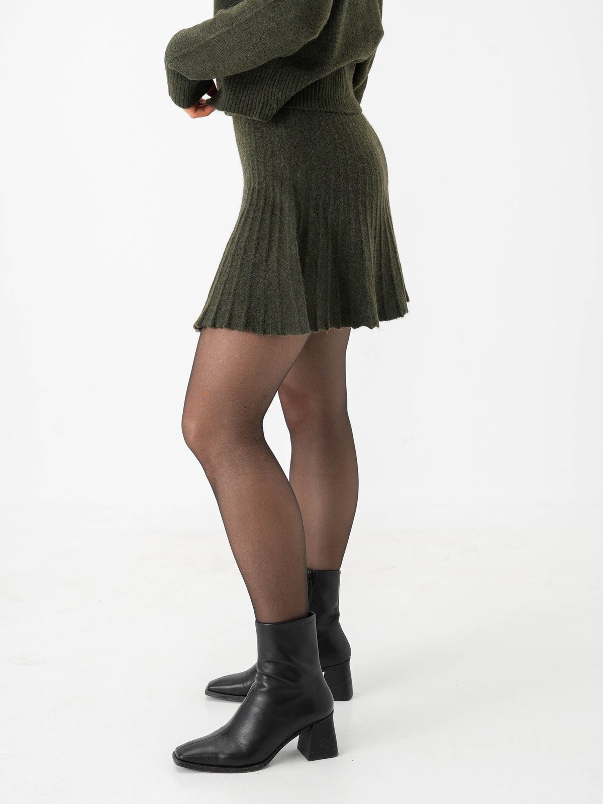 Vero Moda Macy Skater Skirt Grape Leaf