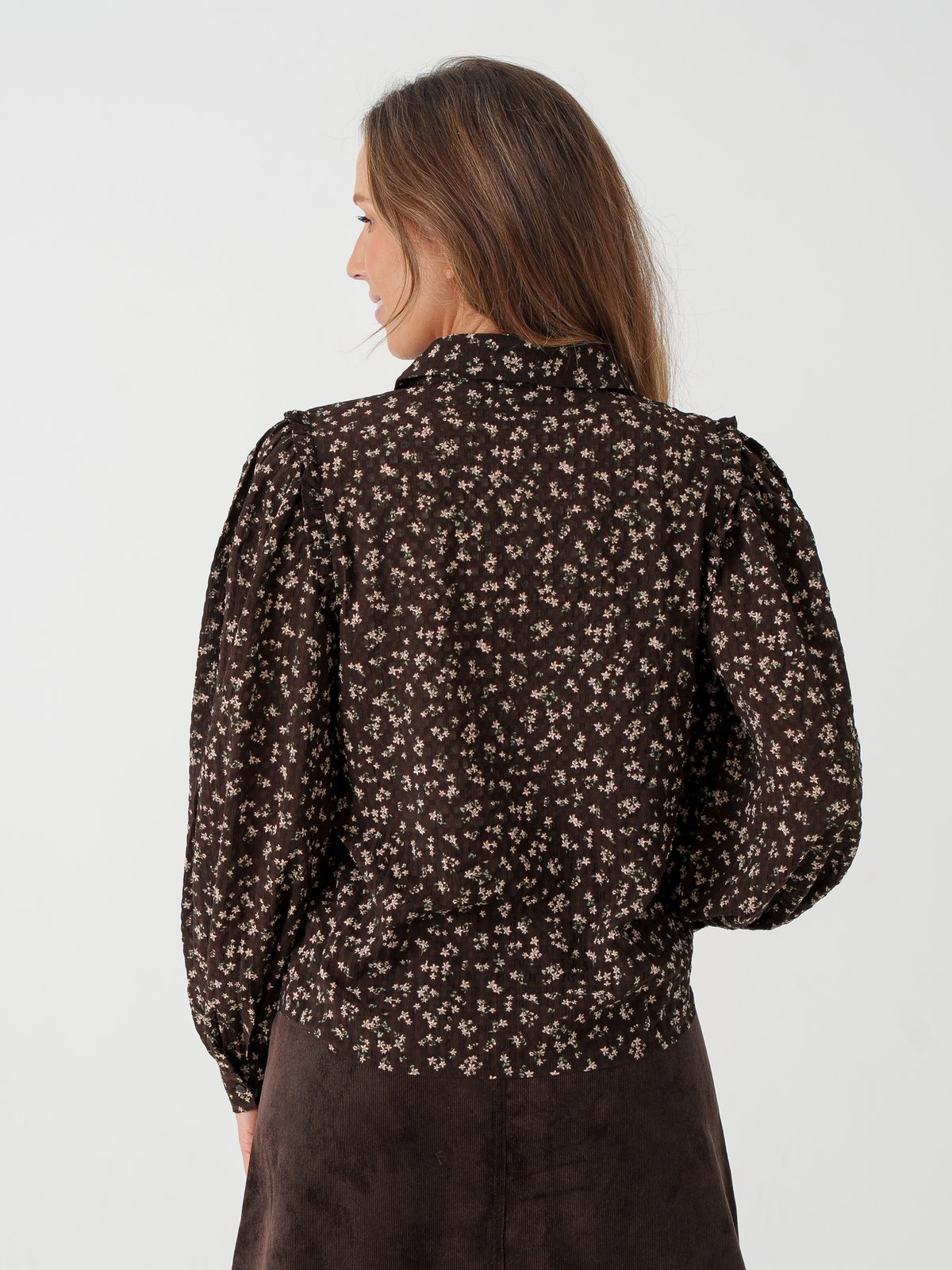 Vero Moda Aware Noelle Long Sleeve Shirt Chocolate Torte Parfait Pink
